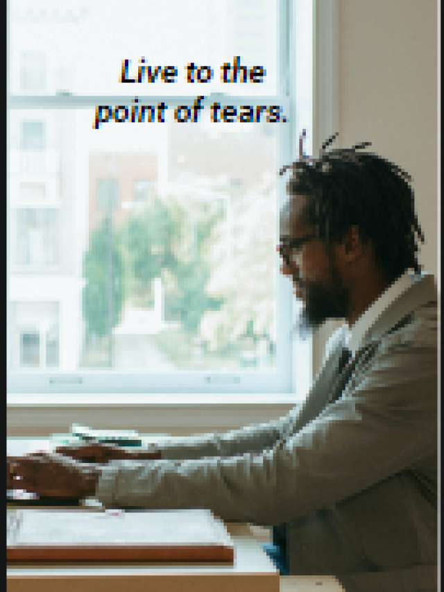 Live to the point of tears.